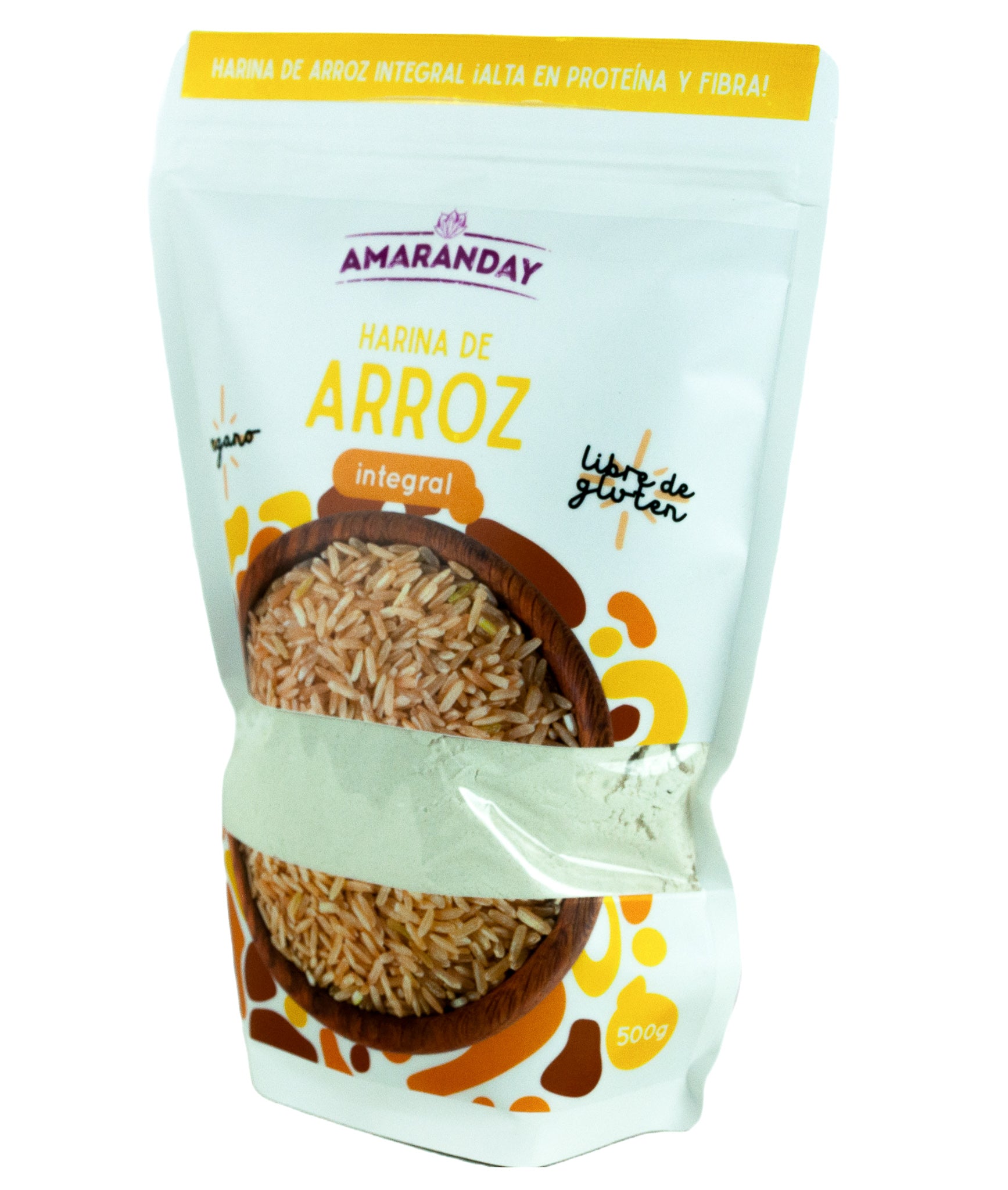 Harina de Arroz Integral 500 grs.